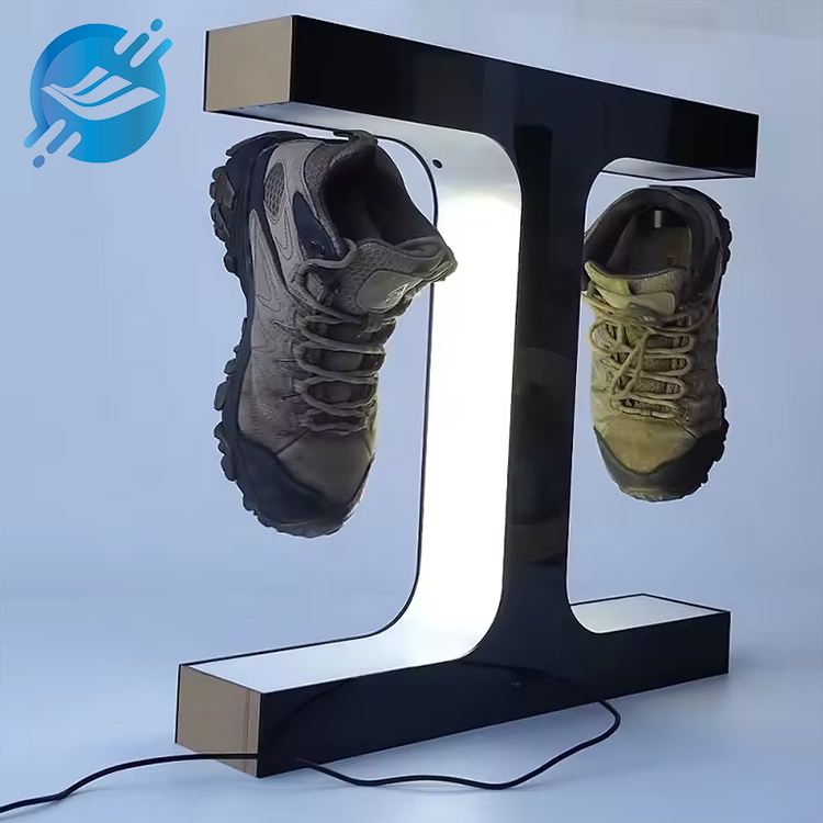 1. Ngawanohkeun Rak Display Shoe Suspension Magnetik - solusi inovatif pikeun mintonkeun footwear anjeun dina cara captivating tur perhatian-lawan.2. rak tampilan iklan sapatu kreatif ieu utilizes gantung magnét sarta téhnologi akrilik timer puteran nyieun presentasi visually stunning anu bakal captivate konsumén jeung elevate tampilan produk Anjeun.3. The Magnetic gantung Shoe Display rak dirancang pikeun nyadiakeun cara unik tur dinamis pikeun showcase sapatu anjeun, nyieun eta nangtung kaluar dina sagala lingkungan ritel.