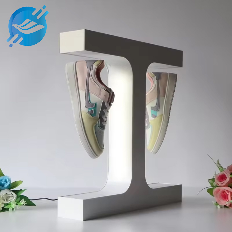 1. Ngawanohkeun Rak Display Shoe Suspension Magnetik - solusi inovatif pikeun mintonkeun footwear anjeun dina cara captivating tur perhatian-lawan.2. rak tampilan iklan sapatu kreatif ieu utilizes gantung magnét sarta téhnologi akrilik timer puteran nyieun presentasi visually stunning anu bakal captivate konsumén jeung elevate tampilan produk Anjeun.3. The Magnetic gantung Shoe Display rak dirancang pikeun nyadiakeun cara unik tur dinamis pikeun showcase sapatu anjeun, nyieun eta nangtung kaluar dina sagala lingkungan ritel.