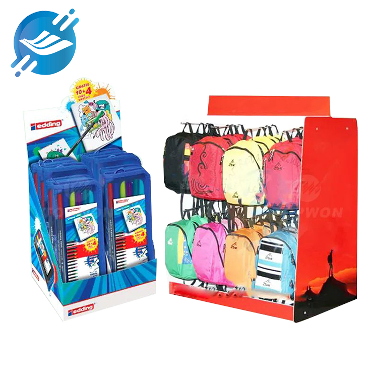 1. Stationery tampilan stand dijieunna tina kertas 2. ekonomis tur praktis, héjo sarta ramah lingkungan 3. penampilan geulis, iklan 4. Lightweight sarta fléksibel, gancang ngumpul 5. merenah pikeun ngangkut 6. tampilan multi-faceted